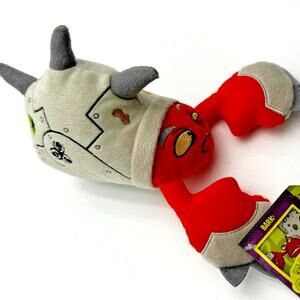 BARK BOX | NEW‎ Crab Van Goon Toxi Critter Plush Dog Toy Crinkle Tube Squeaker